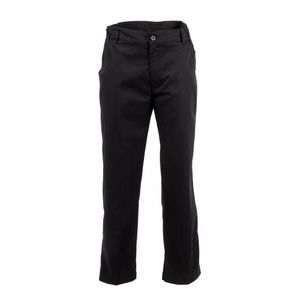 Chef Works Unisex Professional Series Chefs Trousers Black Herringbone L - A674-L - 1