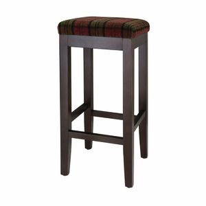 Bolero Dale High Stool Claret Tartan (Single) - DC825 - 1