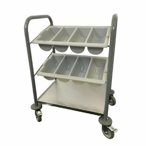 Craven Steel Cutlery Trolley - P100 - 1