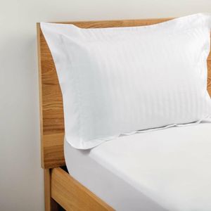 Mitre Comfort Satin Oxford Pillowcase White (Pack of 2) - HB603 - 1