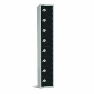 Elite Eight Door Electronic Combination Locker Black - GR690-EL - 1