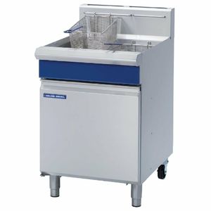 Blue Seal Single Tank Twin Basket Free Standing Propane Gas Fryer GT60 - G447-P - 1