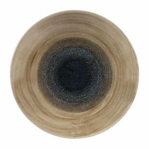 Churchill Stonecast Aqueous Deep Coupe Plates Bayou Taupe 281mm (Pack of 12) - FA663 - 1