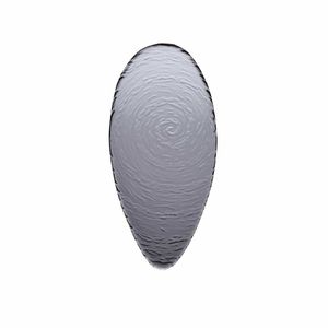 Steelite Scape Smoked Glass Oval Platters 300mm (Pack of 6) - VV723 - 1