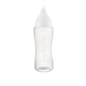 Araven Clear Non-Drip Sauce Bottle 17oz - CW112 - 1