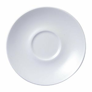 Vellum White Saucer 6 1/4  (Box 12) - FJ836 - 1