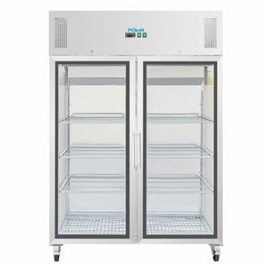 Polar G-Series Upright Double Door Gastro Display Fridge 1200Ltr - CW198 - 3