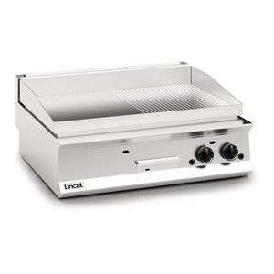 Lincat Opus 800 Half Ribbed Propane Gas Griddle OG8202/R/P - DM547-P - 1