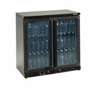 Gamko Bottle Cooler - Double Hinged Door 250 Ltr Black - CE553 - 1