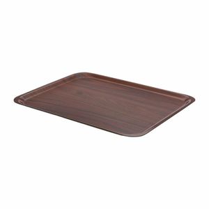 Cambro Mykonos Laminate Canteen Tray Walnut 460mm - DM797 - 1
