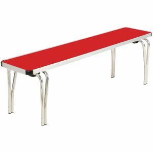 Gopak Contour Stacking Bench Red 4ft - DM951 - 1