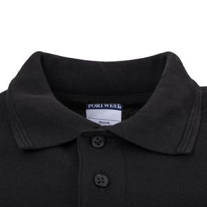 Unisex Polo Shirt Black 4XL - 1