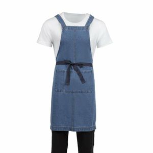 Southside Denim Bib Apron Light Blue - 3