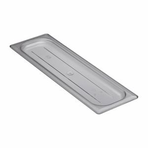 Cambro Camwear Food Pan Lid Long Clear 1/2 - 1