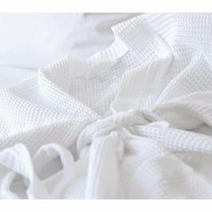Mitre Comfort Langley Bathrobe Belt White - 3