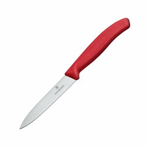 Paring Knife, Pointed Tip 10cm Red - 1