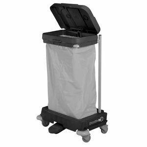 Mobile Waste Sack Hold with Lid 120L - 1