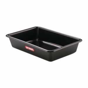 Araven Deep Food Tray Black 3Ltr - 1
