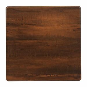 Square Laminate Table Top Walnut 700mm - CZ853 - 1