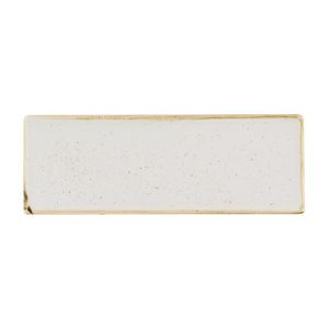 Churchill Stonecast Barley White Oblong Plates 250 x 90mm (Pack of 6) - HR399 - 1