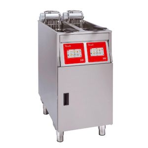 FriFri Touch 422 Electric Free-Standing Twin Tank Fryer 2 Baskets 2x 11kW - Three Phase - HS014-3PH - 1
