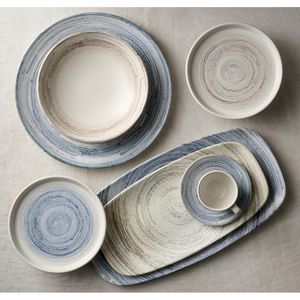 Churchill Elements Coast Chef's Oblong Plates 288 x 152mm (Pack of 12) - HR342 - 3