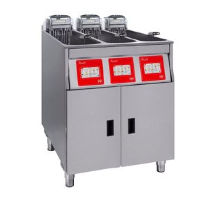 FriFri Touch 633 Electric Free-standing Fryer Triple Tank Triple Basket 3x7.5kW Three Phase - HS020-3PH - 1