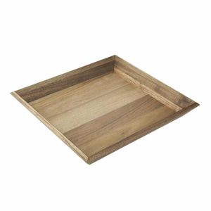 Olympia Acacia Rectangular Tray 380x355mm - DP885 - 1