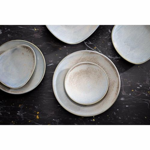 Olympia Ember Blue Coupe Plates 180mm (Pack of 6) - FU172 - 10