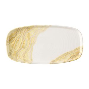 Churchill Tide Gold Oblong Chefs Plates 280 x 127mm (Pack of 6) - HX171 - 1