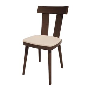 Bolero Bespoke Bamba Side Chair Cream/Wenge - HS478 - 1