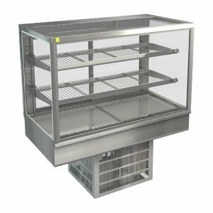 Cossiga Tower STG Refrigerated Drop-in Display w/Solid Front Glass & Rear Sliding Doors 1200mm - HT571 - 1