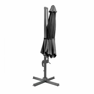 Bolero Venice Heavy Duty Parasol Black 3.5m - DZ872 - 3