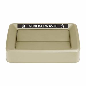 Jantex Slim Bin Lid General Waste Label - FX193 - 3