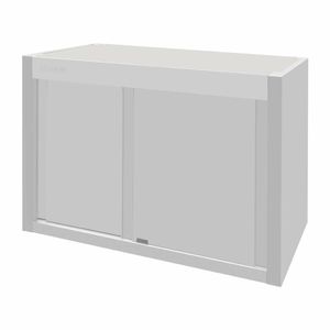 Vogue Wall Cupboard Stainless Steel 650x900x400mm - FU580 - 1