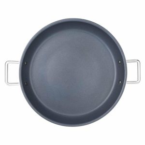 Vogue Aluminium Non-stick Teflon Platinum Plus Paella Pan 45cm - HT991 - 3