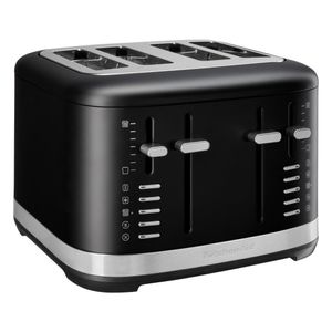 KitchenAid 4 Slot Manual Toaster Matte Black - HW787 - 1
