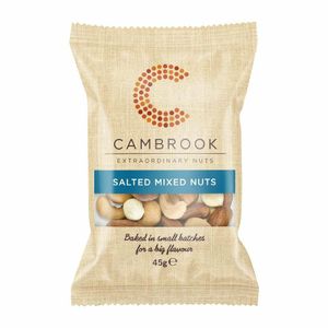 Cambrook Baked Salted Mixed Nuts Snack Pack 45g (Pack of 24) - KA485 - 1