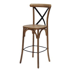 Bristol Bar Chair in Weathered Oak - HX871 - 1