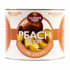 Caterers Pride Peach Slices in Juice 2.5kg - HW344 - 1