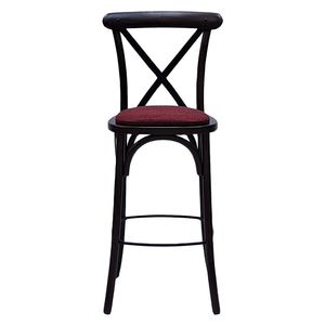 Bristol Bar Chair in Dark Walnut with Shetland Scarlett Seat - HX878 - 3