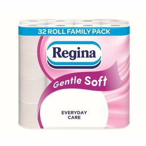 Regina Gentle Soft Toilet Rolls 3Ply (32 Rolls) - HW969 - 1