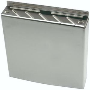 S/St. Wall Fix Knife Box  30 x 32 x 6.5cm - 1