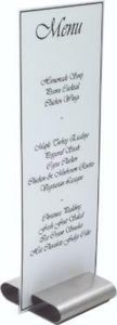 GenWare Stainless Steel Menu Stand - 1