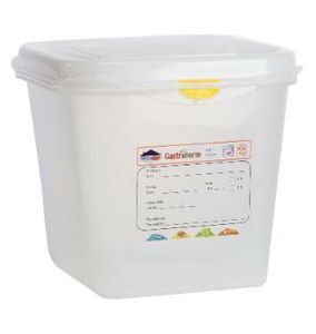 GN Storage Container 1/6 150mm Deep 2.6L (Pack of 12) - 1