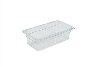1/3 -Polycarbonate GN Pan 100mm Clear - 1