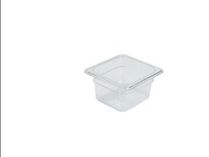1/6 -Polycarbonate GN Pan 100mm Clear - 1