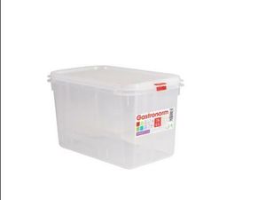 GenWare Clear Polypropylene Container GN1/4 150mm (Pack of 6) - 1