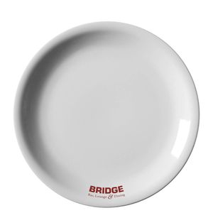 Custom Branded Ceramic Plate - Narrow Rim (26cm) - 1
