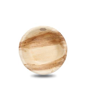Custom Branded Round Palm Leaf Bowl (9cm) - 1